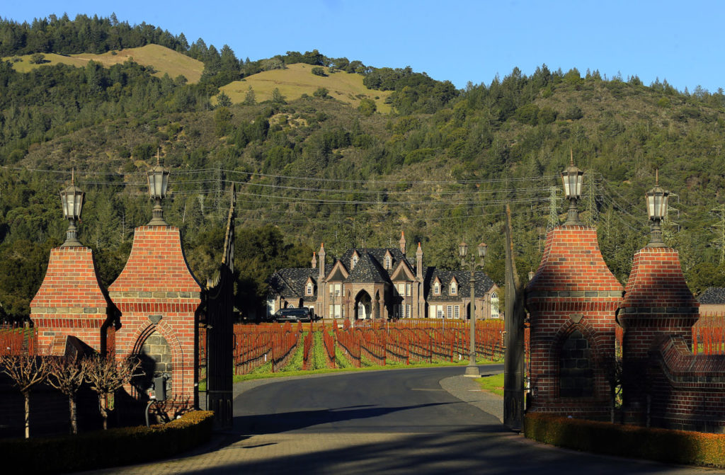 Ledson Winery and Vineyards at the foot of Hood Mountain along Hwy 12. (The Press Democrat)