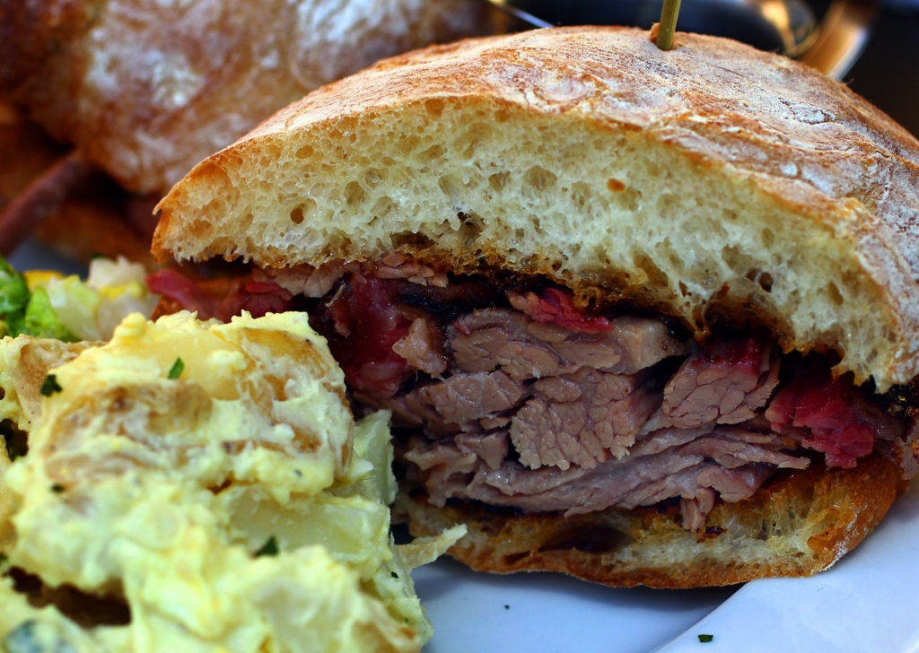 1/22/2012: D3: PC: Beef brisket sandwich at Sweet T's in Santa Rosa. January 11, 2012.