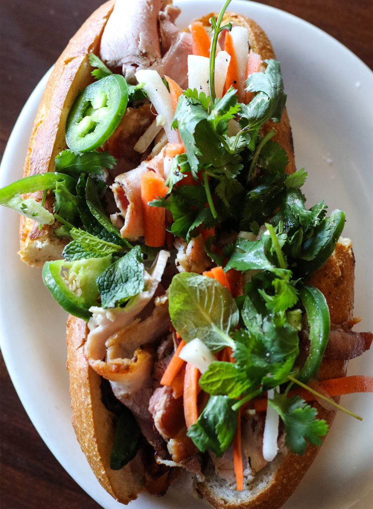 Porchetta banh mi from Zoftig in Santa Rosa. Heather Irwin/PD