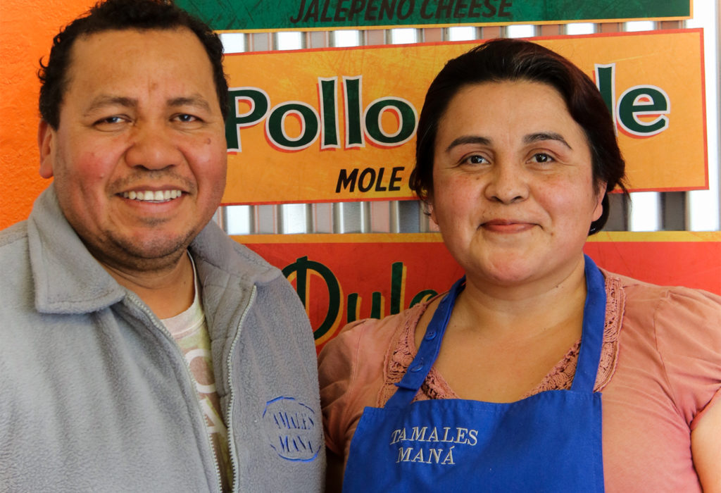 Manuel and Lucina Morales of Tamales Mana in Santa Rosa. Heather Irwin/PD