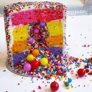 Sprinkle Explosion Cake from Flour Shop NYC. Photo: Flourshop.com
