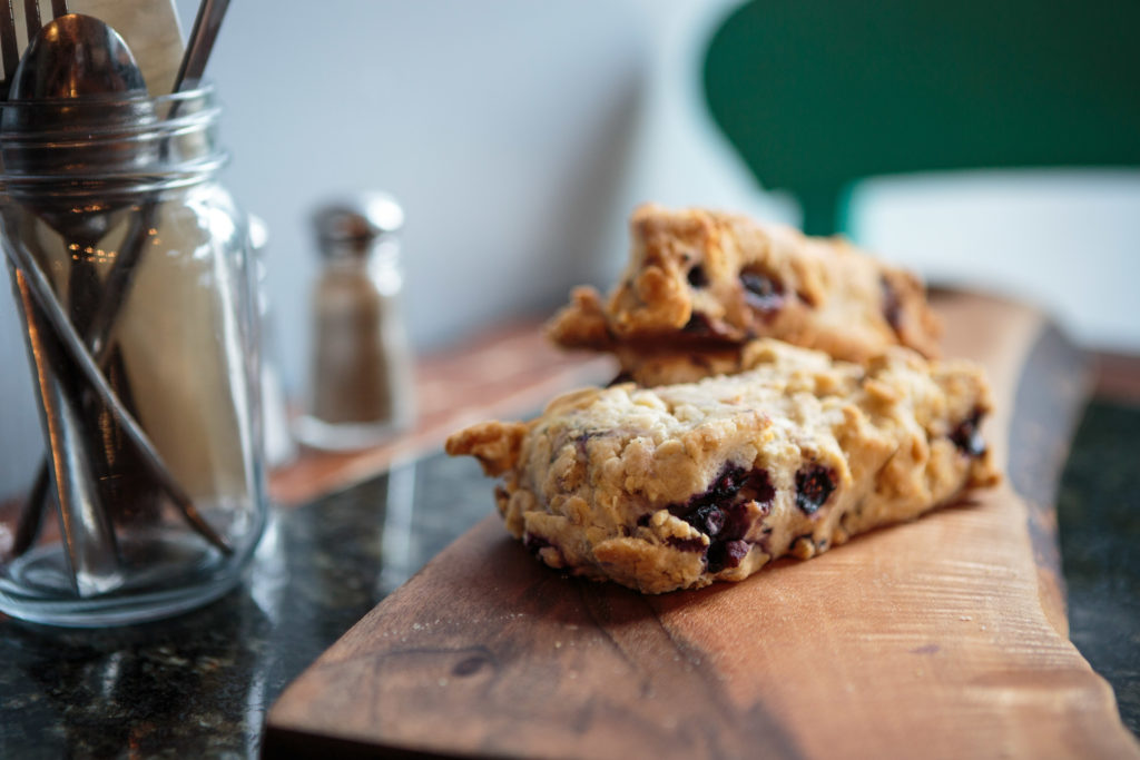 Counter Culture food story Criminal Baking blackberry scones