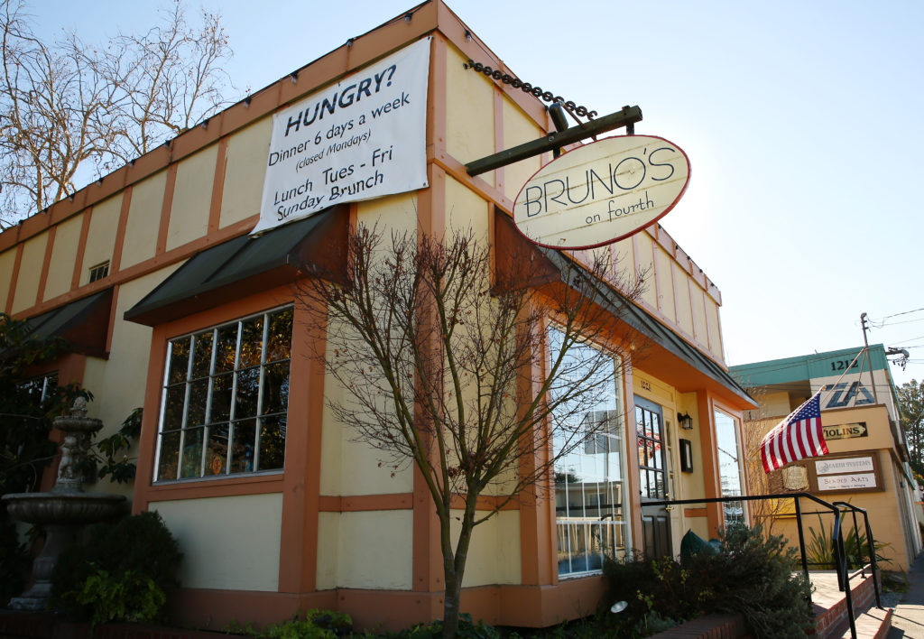 Bruno's on Fourth gets ready to open for dinner in Santa Rosa on Wednesday, January 22, 2014. (Conner Jay/The Press Democrat)