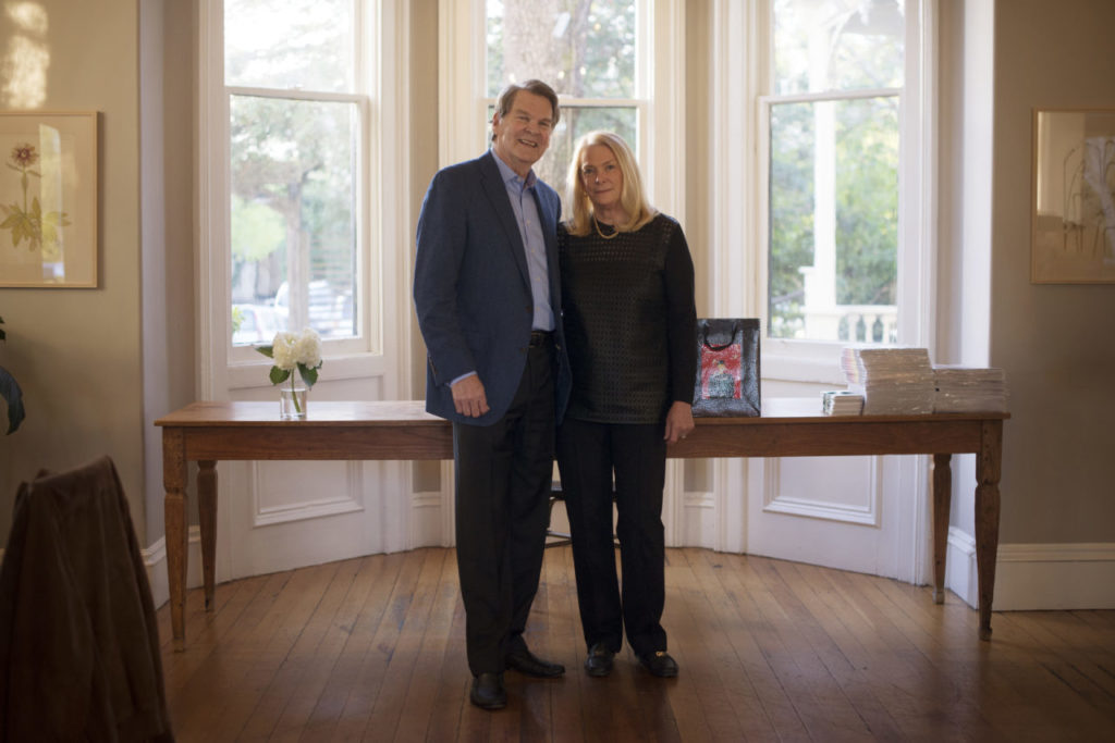 David and Ginny Freeman at an evening to thank supporters of the Sonoma Valley Authors' Festival held at the General's Daughter in Sonoma Saturday evening. January 20, 2018. (Photo: Erik Castro/for The Press Democrat)