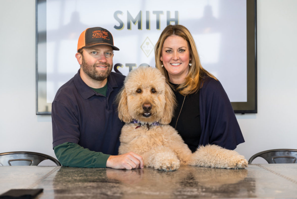 Eric Story, Land Sandwich and Alison Smith Story of Smith Story Wine Cellars (Courtesy photo)