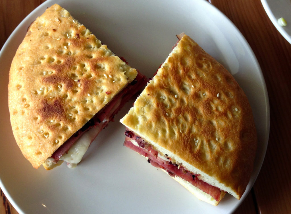 Muffuletta at the Parish Cafe in Healdsburg. Heather Irwin/PD