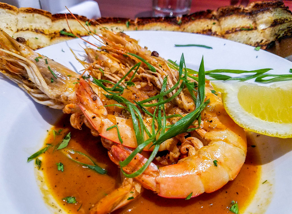 BBQ shrimp at Parish Cafe in Santa Rosa. Heather irwin/PD