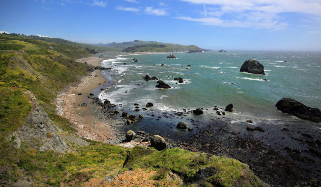 A view of Fish Head Beach, Friday May 5, 2017 where in 2004, Ohio couple Lindsay Cutshall, 22, and her fiance, Jason Allen, 26 were found murdered just north of Jenner. Sonoma County Sheriff Steve Freitas named Shaun Michael Gallon, 38 a suspect, already in custody for the murder of his brother Shamus Gallon, 36 earlier this year. (Kent Porter / The Press Democrat) 2017