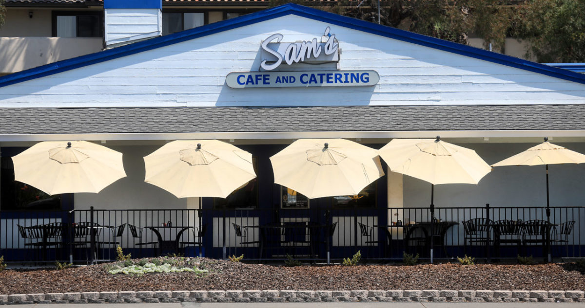 Sam's For Play Cafe: Everything but the kitchen sink menu includes traditional bacon and eggs, pancakes and Hangtown fry. Kent Porter/PD