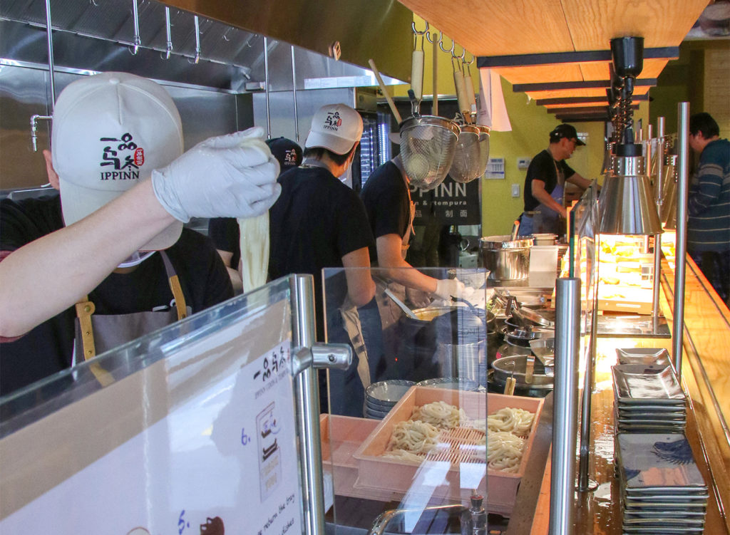 Interior at Ippinn Udon and Tempura in Santa Rosa. Heather Irwin/PD