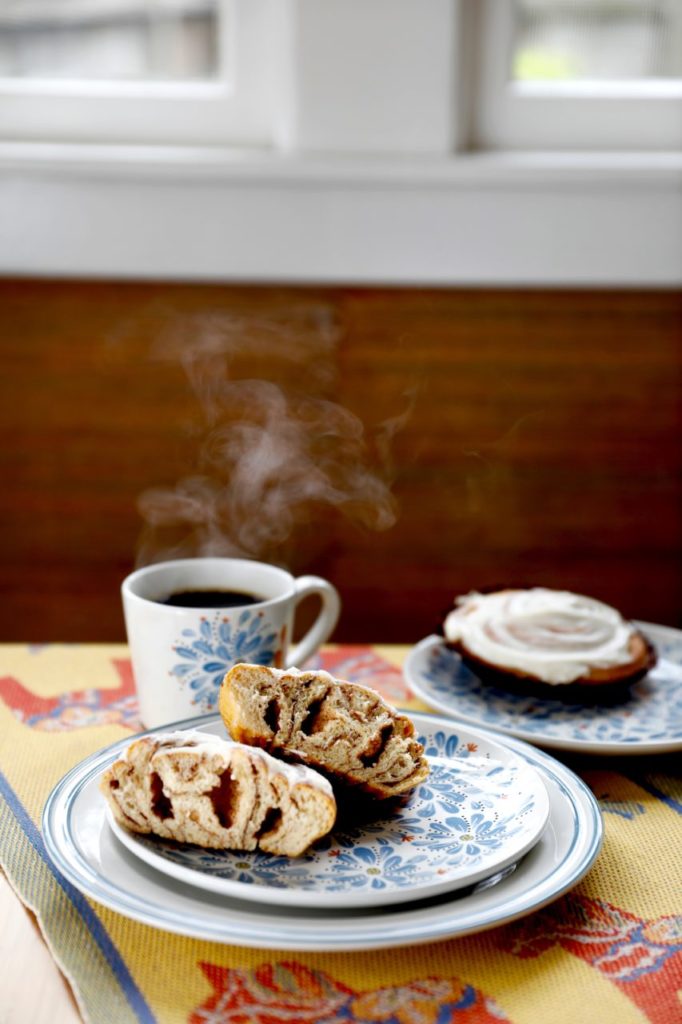 In Sweden a '"fika break" is a mid-morning or mid-afternoon break often enjoyed with coffee and cinnamon buns or pastries. Photo taken in Santa Rosa on Tuesday, May 22, 2018. (Beth Schlanker/ The Press Democrat)
