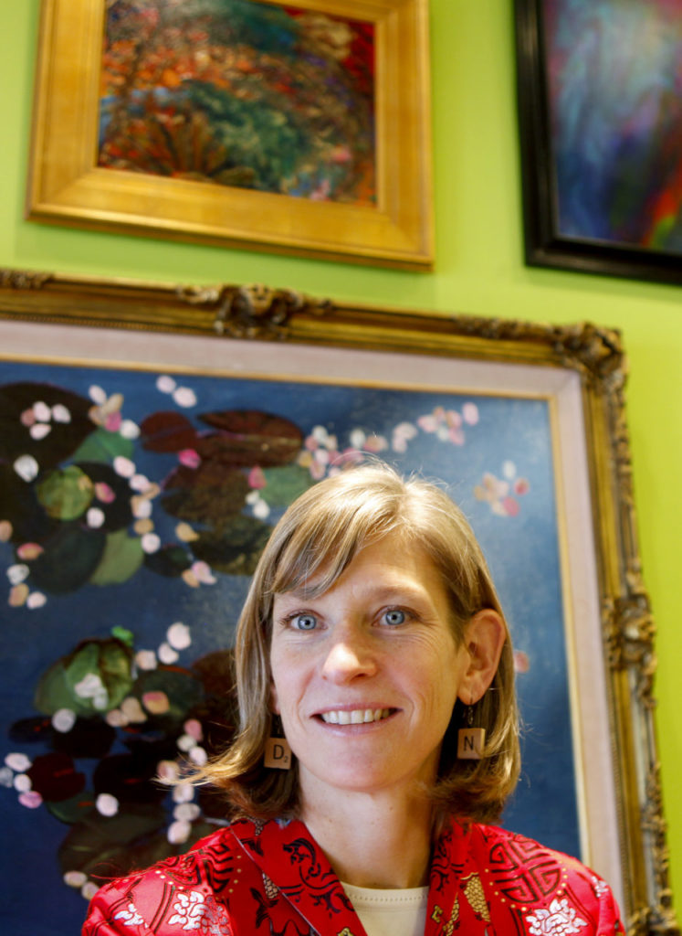 12/19/2011: B1: PC: Kelley Rajala at the ShareExchange shop in Santa Rosa, California on Thursday, December 15, 2011. (BETH SCHLANKER/ The Press Democrat)