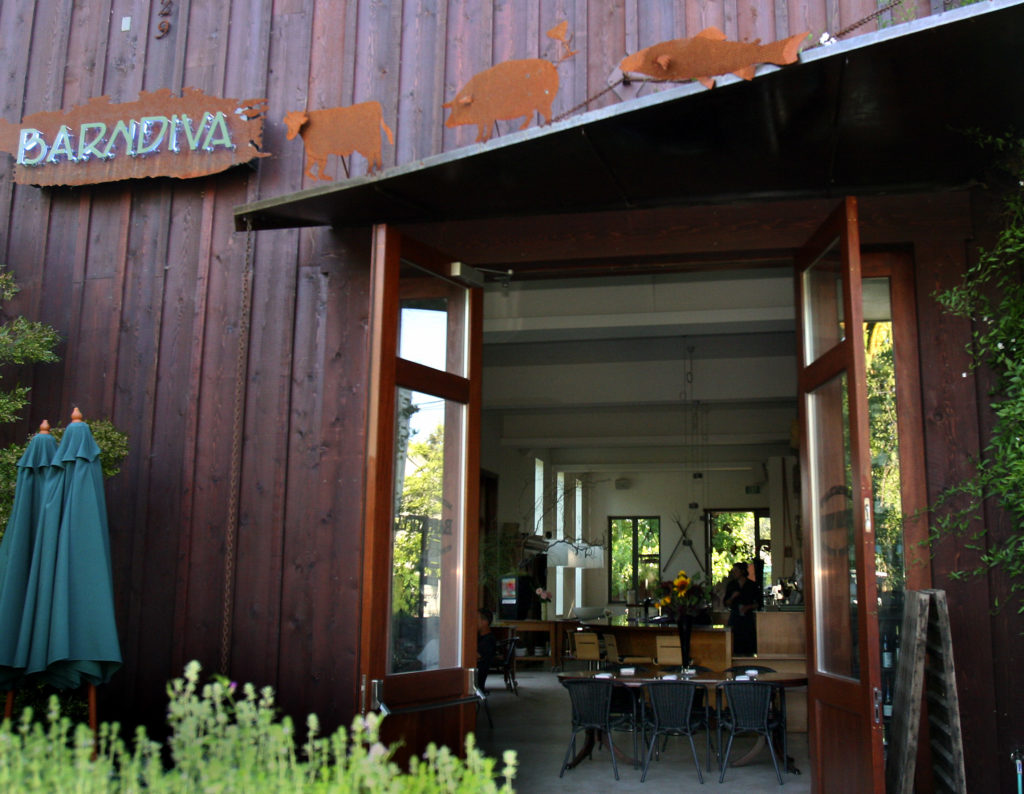 4/5/2009: D2: Looking for someplace to take Mom for Easter brunch? ... BarnDiva in Healdsburg... 6/1/2008:D8: The exterior of Barndiva in Healdsburg. PC: 6 of 6--Barndiva, Healdsburg. May 22, 2008. The Press Democrat / Jeff Kan Lee