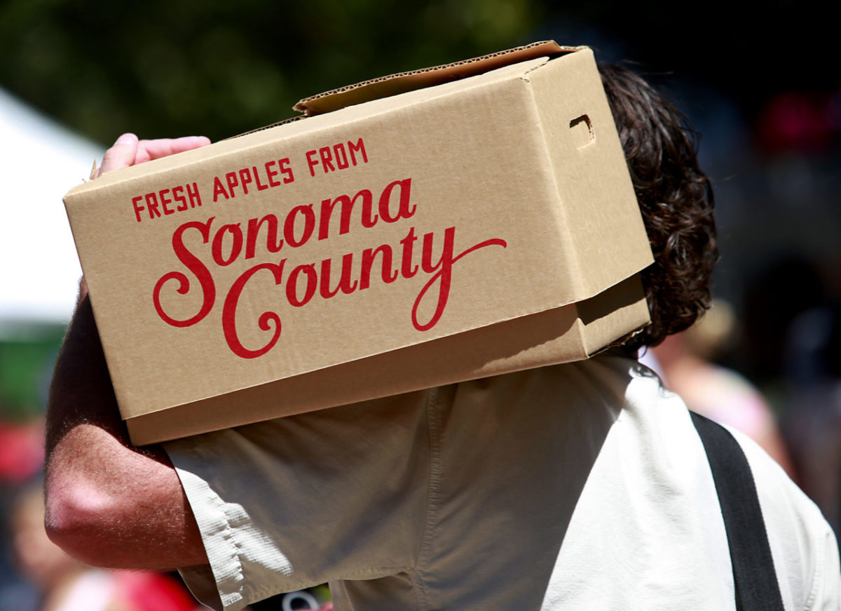 Festival goers of all ages enjoyed the Gravenstein Apple Fair in Sebastopol in 2011. (Kent Porter/The Press Democrat) 