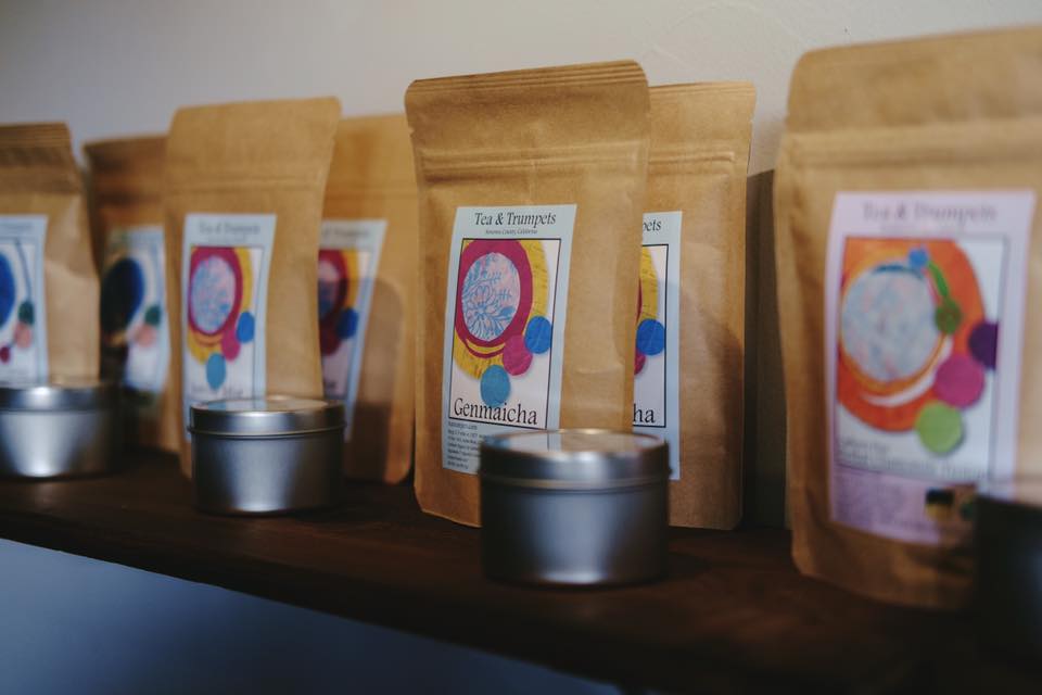 Loose leaf teas from Tea & Trumpets. (Heather Irwin/Sonoma Magazine)