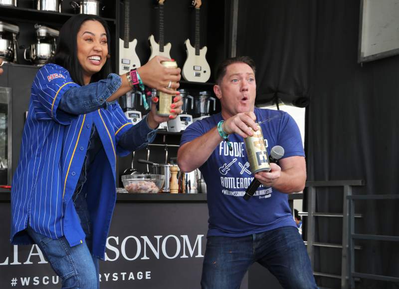 Ayesha Curry on the Williams Sonoma Culinary Stage. PD File
