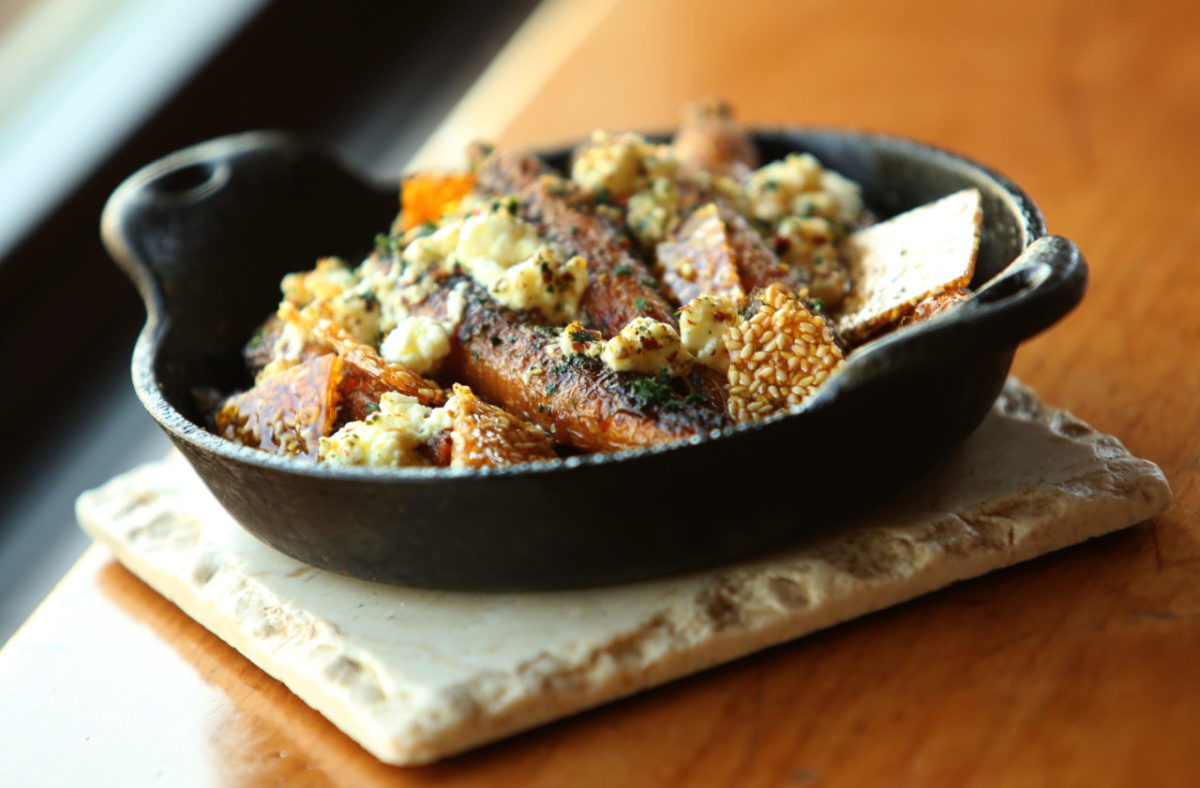 Woodoven Baby Carrots served at Glen Ellen Star in Glen Ellen, Thursday, April 9, 2015. (CRISTA JEREMIASON / The Press Democrat)