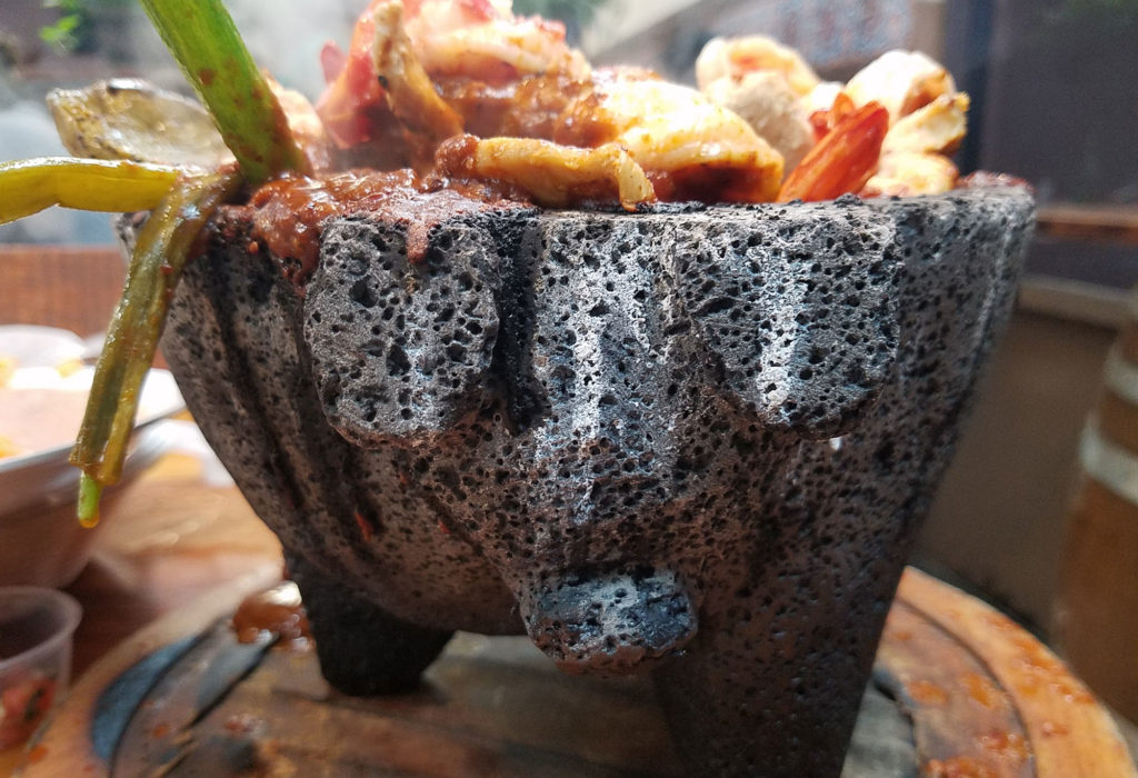 Molcajete Mixto in Santa Rosa. Offbeat eats in Sonoma County. Heather Irwin/PD