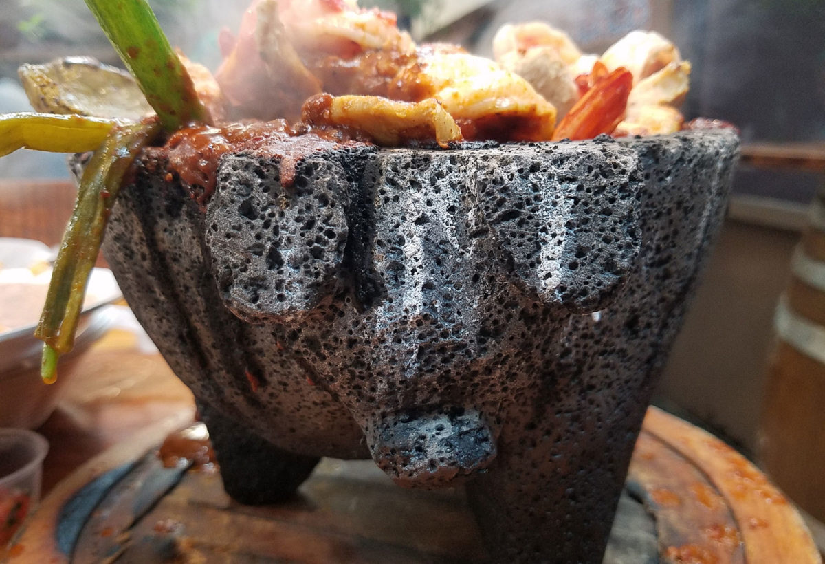 Molcajete Mixto in Santa Rosa. Offbeat eats in Sonoma County. Heather Irwin/PD