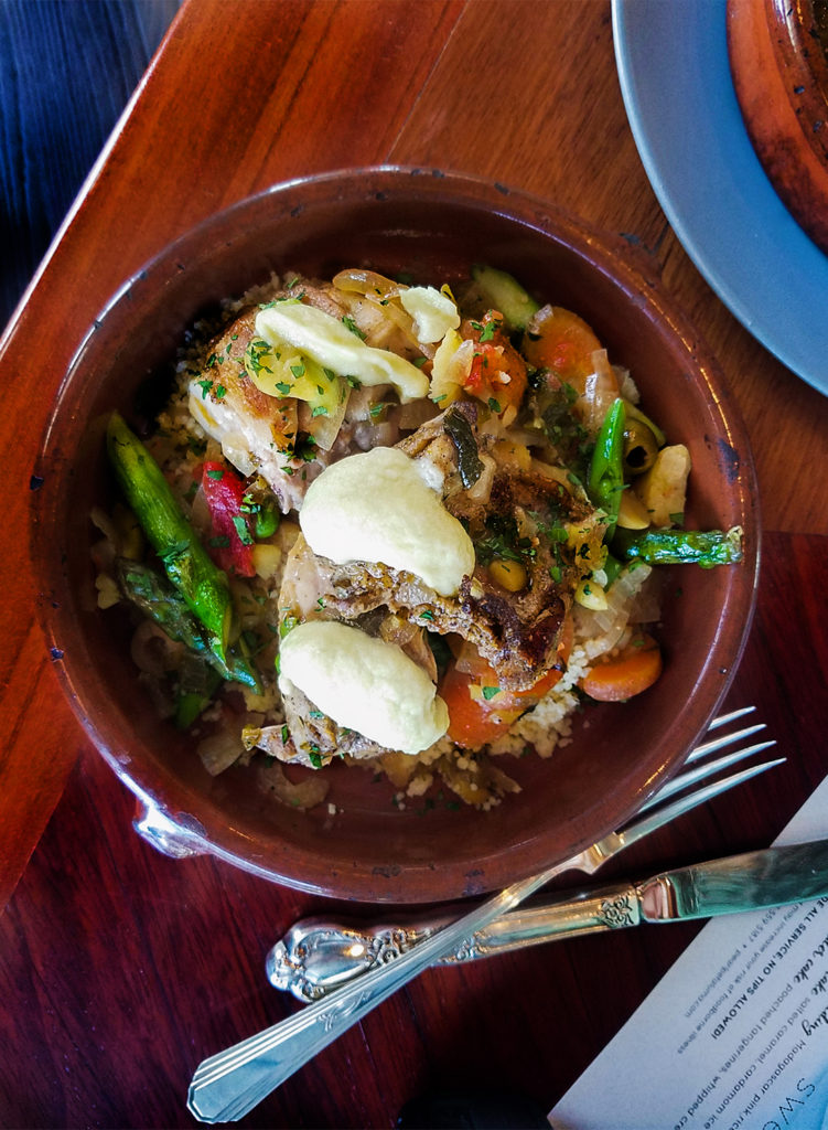 Braised rabbit at Pearl restaurant in Petaluma. heather irwin/PD