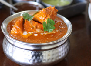 Tikka Masala at Delhi Belly Indian Restaurant in Sonoma. (Heather Irwin/Sonoma Magazine)