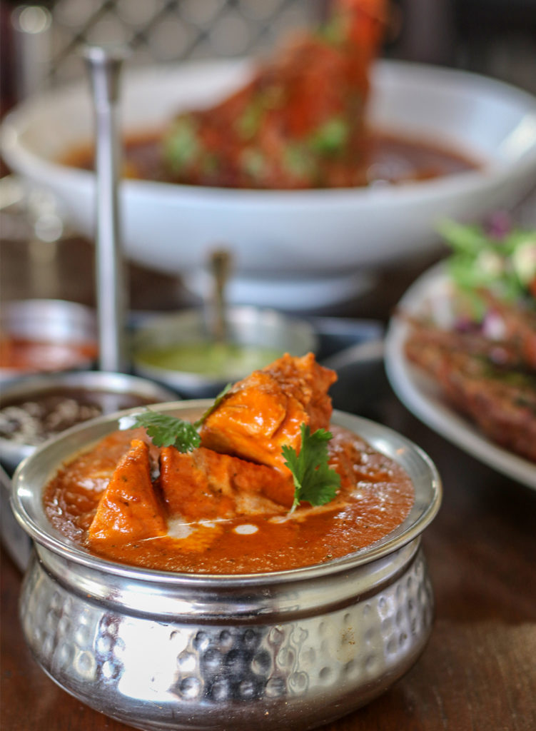 Tikka Masala at Dehli Belly Indian Restaurant in Sonoma, California on 01/25/16. (Heather Irwin, Press Democrat).