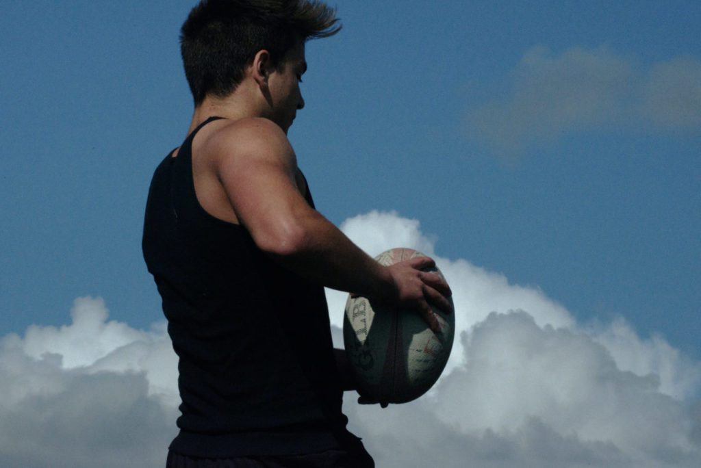 Maria Carrillo freshman Sergio Davis, 15, during Lobo Rugby Club practice at Elsie Allen High School in Santa Rosa, California. April 13, 2017. (Photo: Erik Castro/for The Press Democrat)