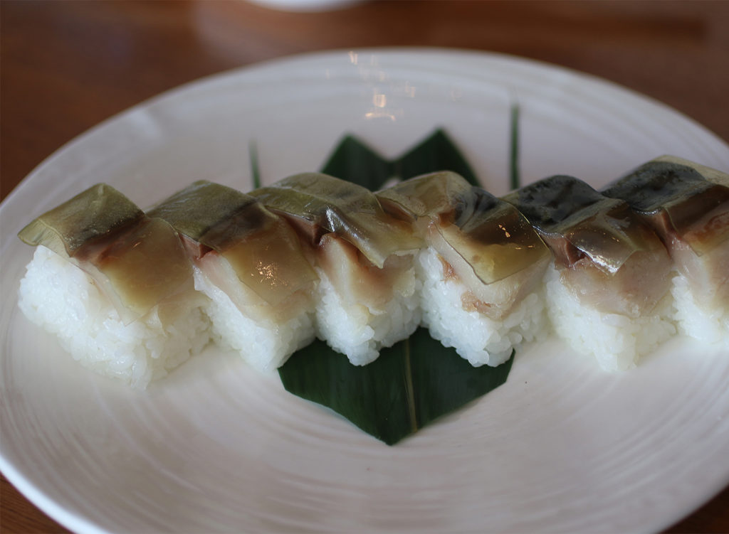 Special roll at Sake 107 in Petaluma. Heather Irwin/PD