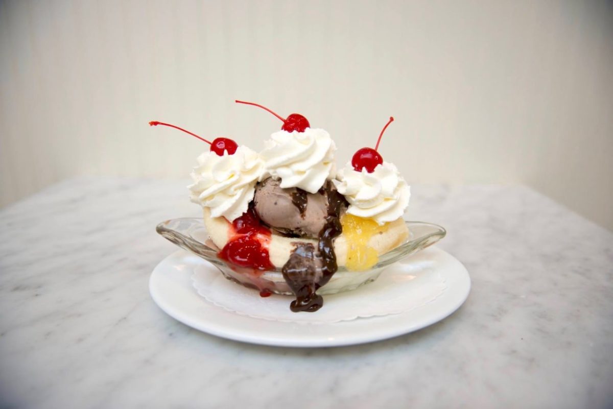 Banana Split from Angela's Ice Cream. (Angela's Ice Cream)