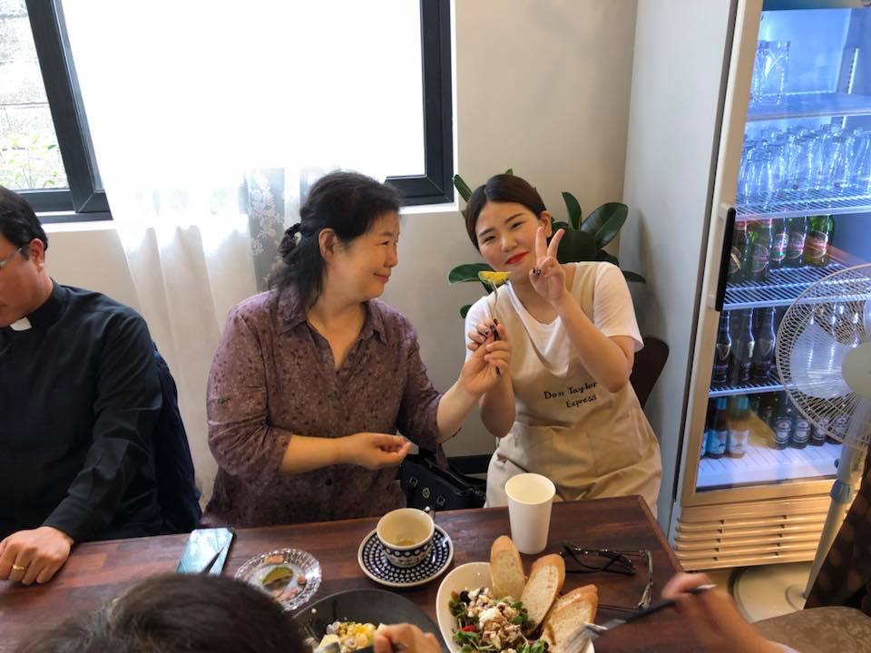 The opening of Don Taylor Omelette Express in JeJu City on JeJu island in southern Korea. Santa Rosa restaurateur Don Taylor was on hand for the opening. Courtesy: Facebook