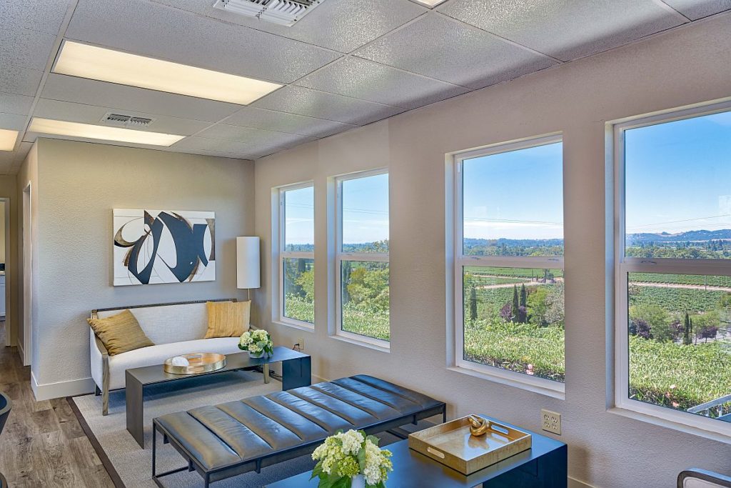Signorello Estate Room, temporary tasting room