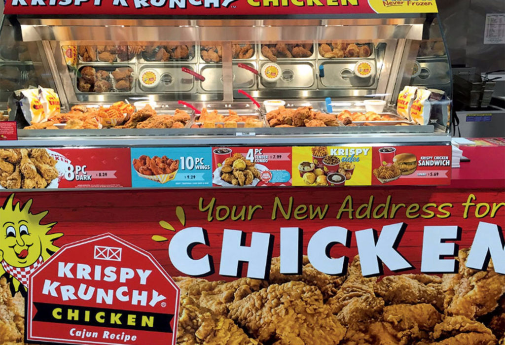 Krispy Krunchy Chicken shops are typically in gas or convenience stations. Courtesy photo.