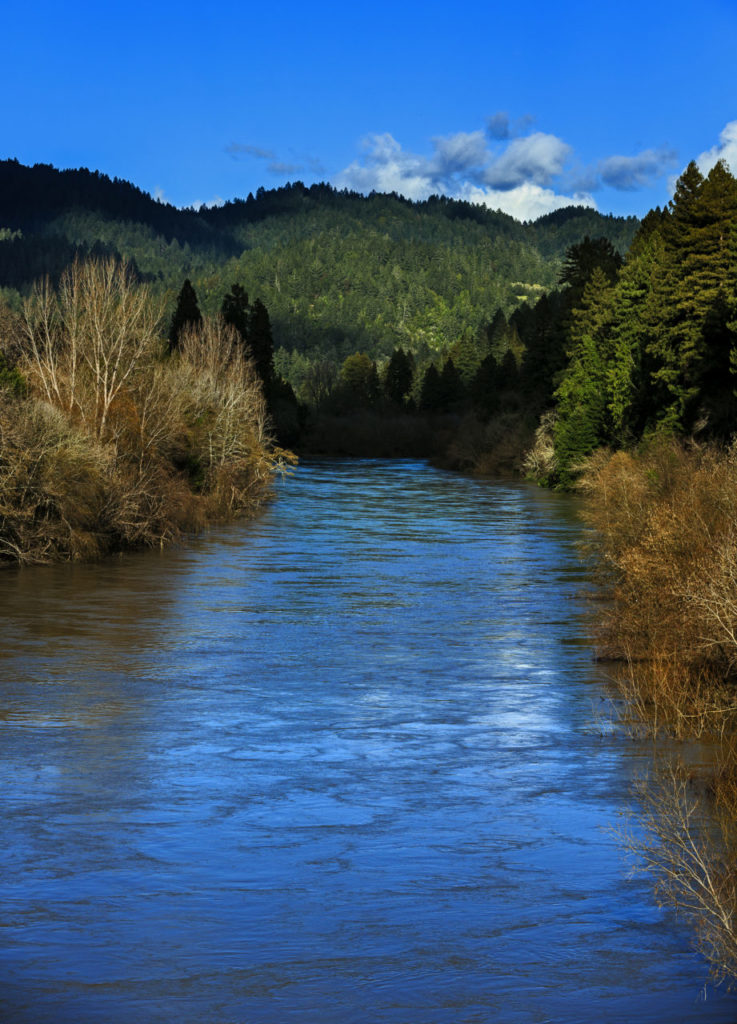 Waterfall story The Russian River running through Guerneville