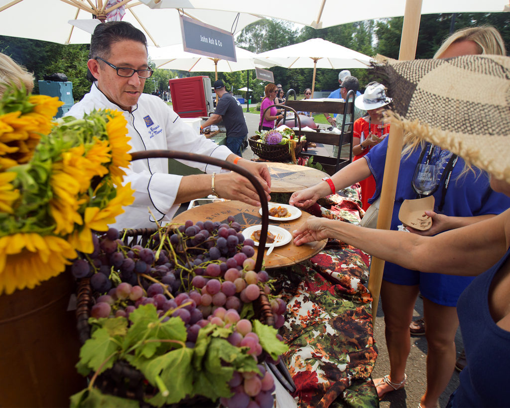 The Taste of Sonoma at the Green Music Center on the SSU campus on Saturday, September 2, 2107. (photo by John Burgess/The Press Democrat)