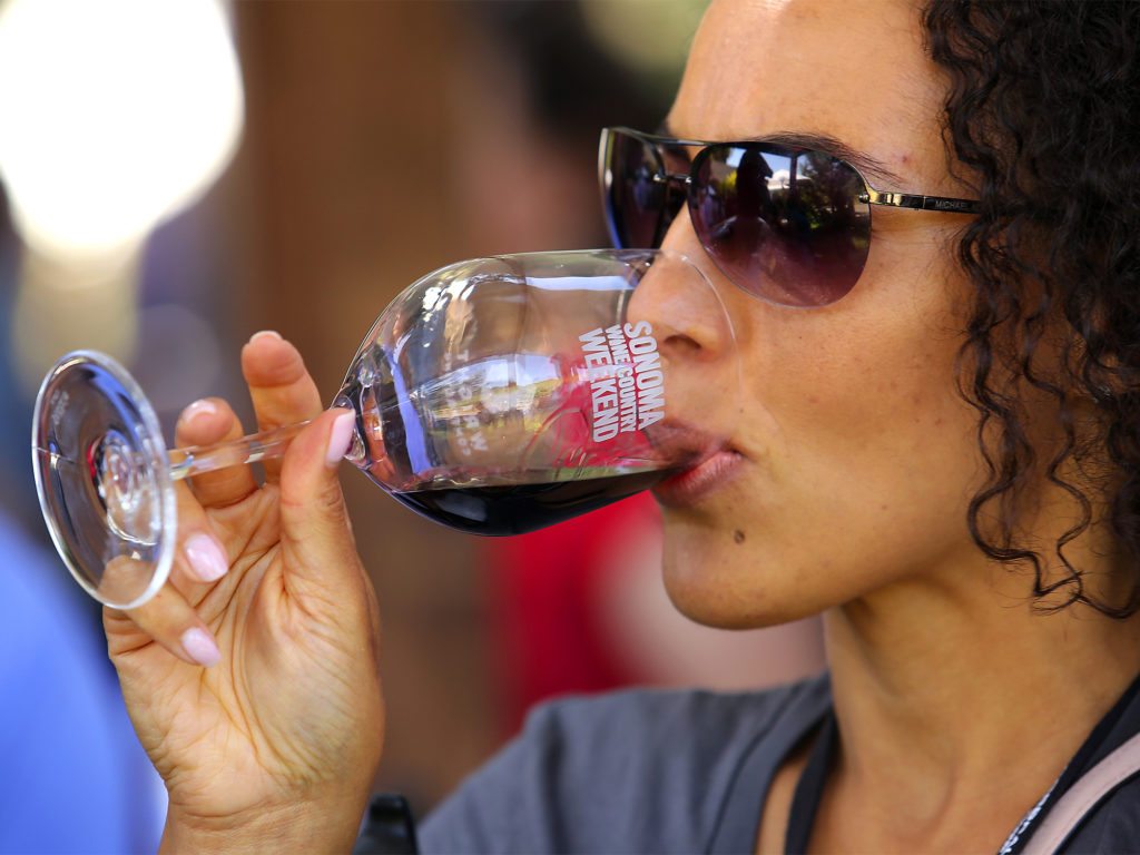 Wineries and chefs brought out their best at the Taste of Sonoma at the MacMurray Ranch on Saturday. (John Burgess/The Press Democrat)