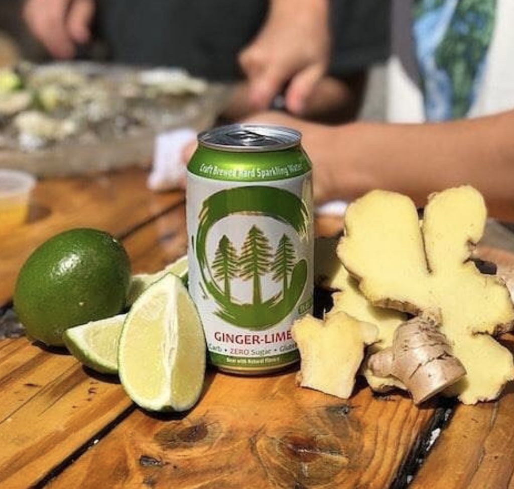 Lime ginger seltzer at Barrels Brews and Bites in Healdsburg. Courtesy photo