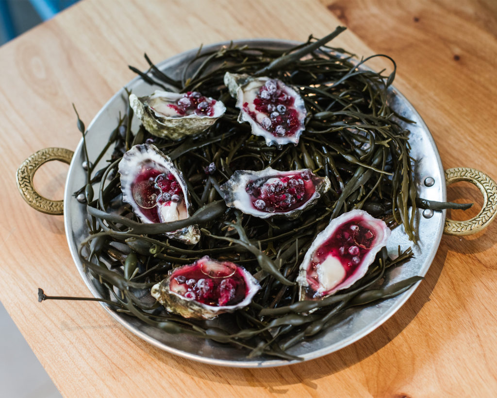 Oysters at Stockhome restaurant in Petaluma. Courtesy photo, Elise Aileen Photography.