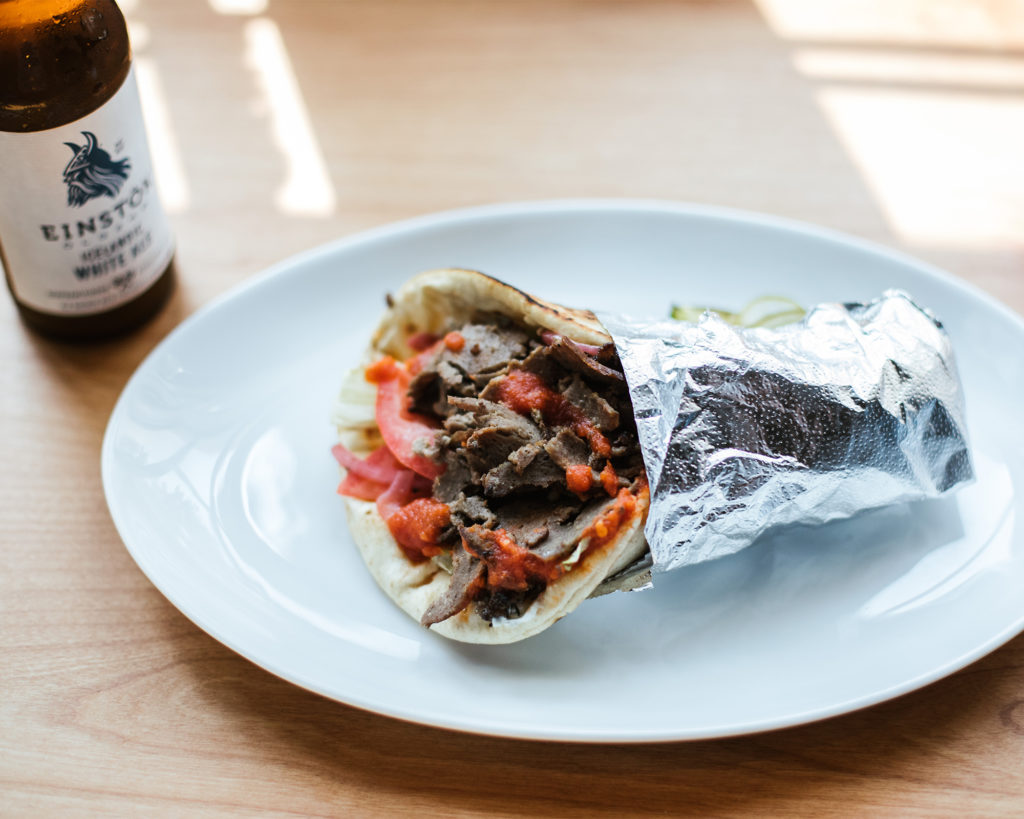 Wrap at Stockhome restaurant in Petaluma. Courtesy photo, Elise Aileen Photography.