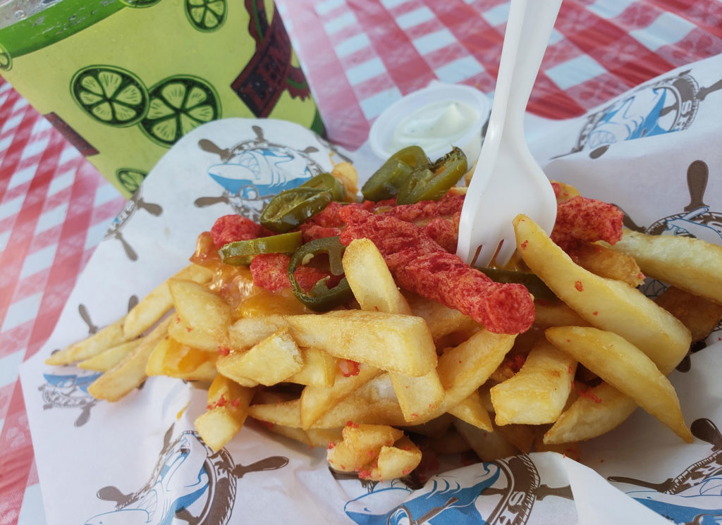 The Flamin' Hot Cheetos Fries at the 2018 Sonoma County Fair Food. Heather Irwin/PD