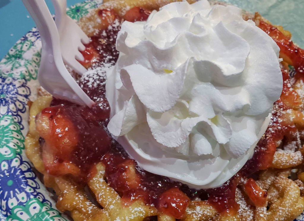 The Funnel Cake at the 2018 Sonoma County Fair Food. Heather Irwin/PD