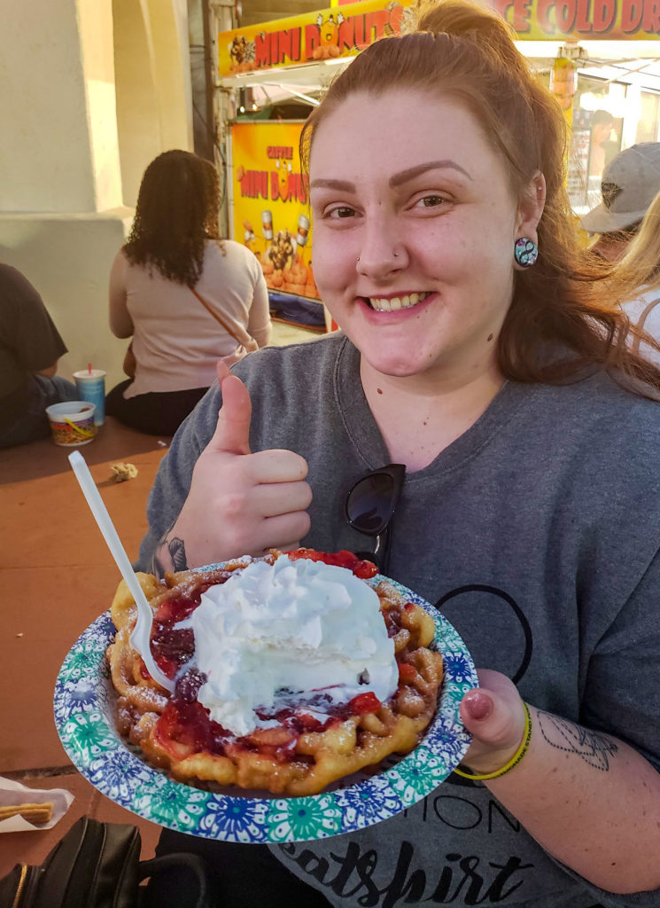 The Funnel Cake at the 2018 Sonoma County Fair Food. Heather Irwin/PD