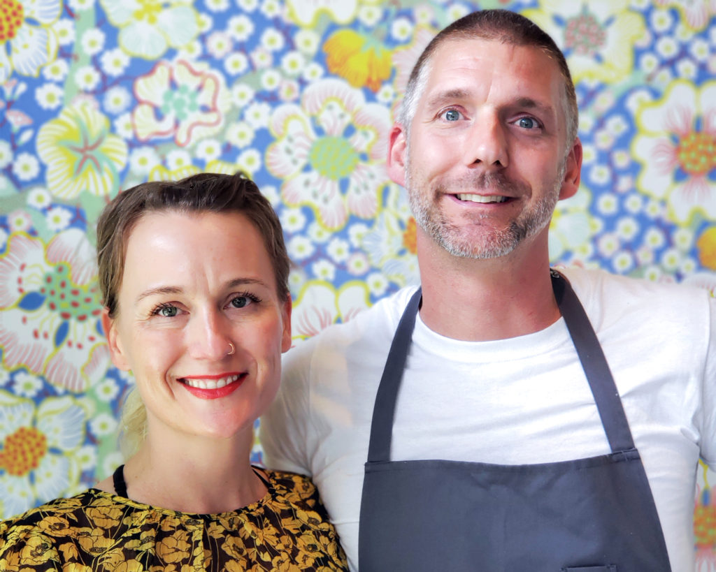 Andrea and Roberth Sundell at Stockhome in Petaluma. heather irwin/PD
