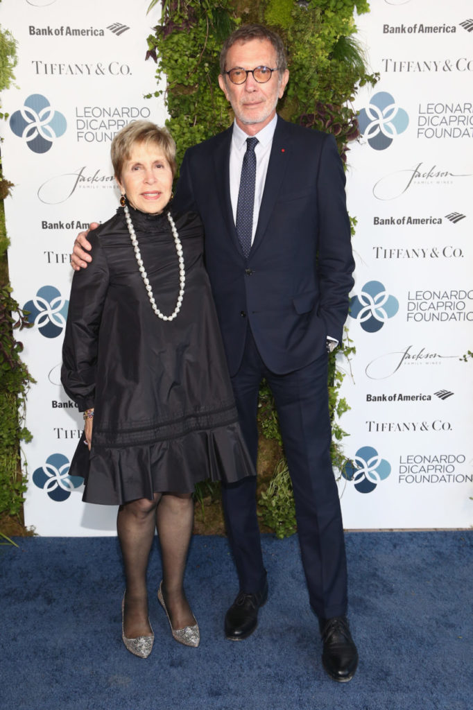 SANTA ROSA, CA - SEPTEMBER 15: (L-R) Milly Glimcher and Arne Glimcher arrive at the Leonardo DiCaprio Foundation Gala at Jackson Park Ranch on September 15, 2018 in Santa Rosa, California.