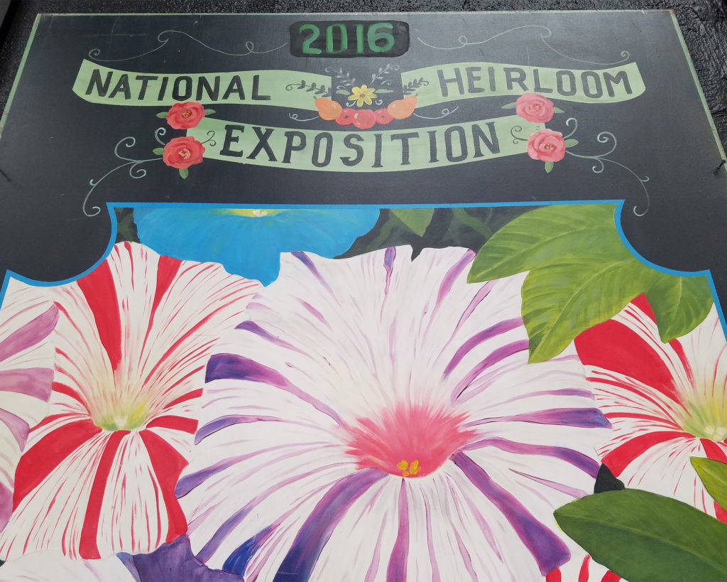 The Sonoma County Fairgrounds hosts the National Heirloom Expo, the world's pure food fair