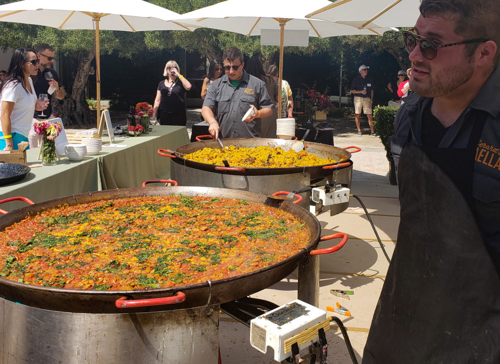 Gerard's Paella at Taste of Sonoma 2018 at the Green Music Center. Heather Irwin/PD