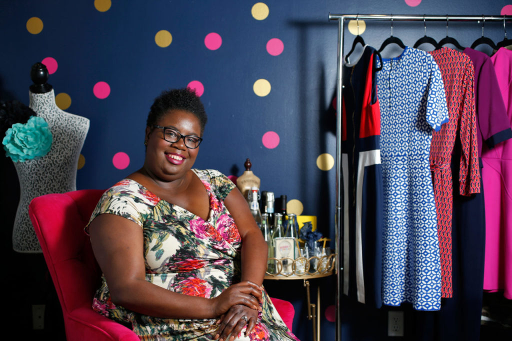 Malia Anderson stylist and founder of Style by Malia at her studio in Santa Rosa, California, on Wednesday, February 3, 2016. (Alvin Jornada / The Press Democrat)