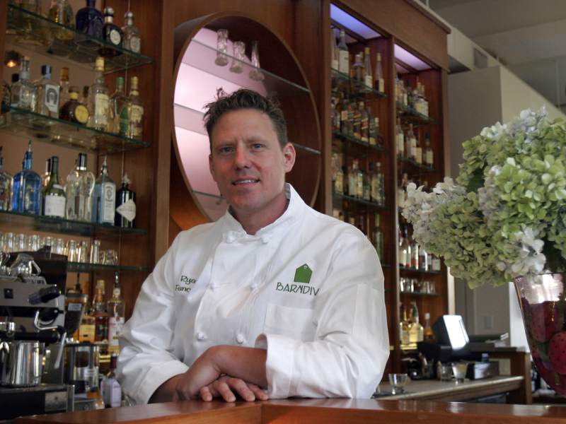Chef Ryan Fancher of Barndiva restaurant.