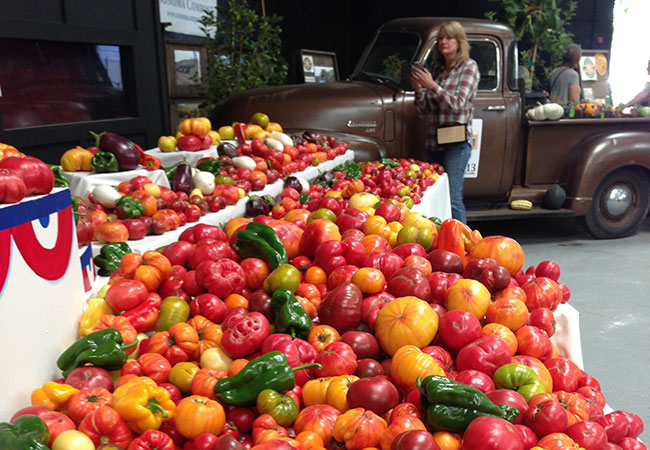 The Sonoma County Fairgrounds hosts the National Heirloom Expo, the world's pure food fair