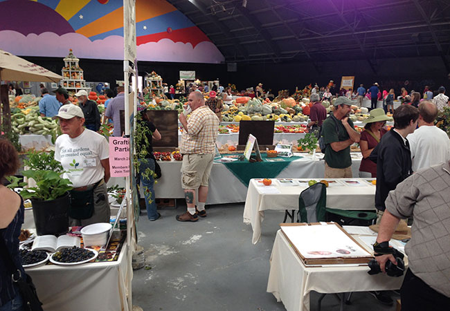 The Sonoma County Fairgrounds hosts the National Heirloom Expo, the world's pure food fair