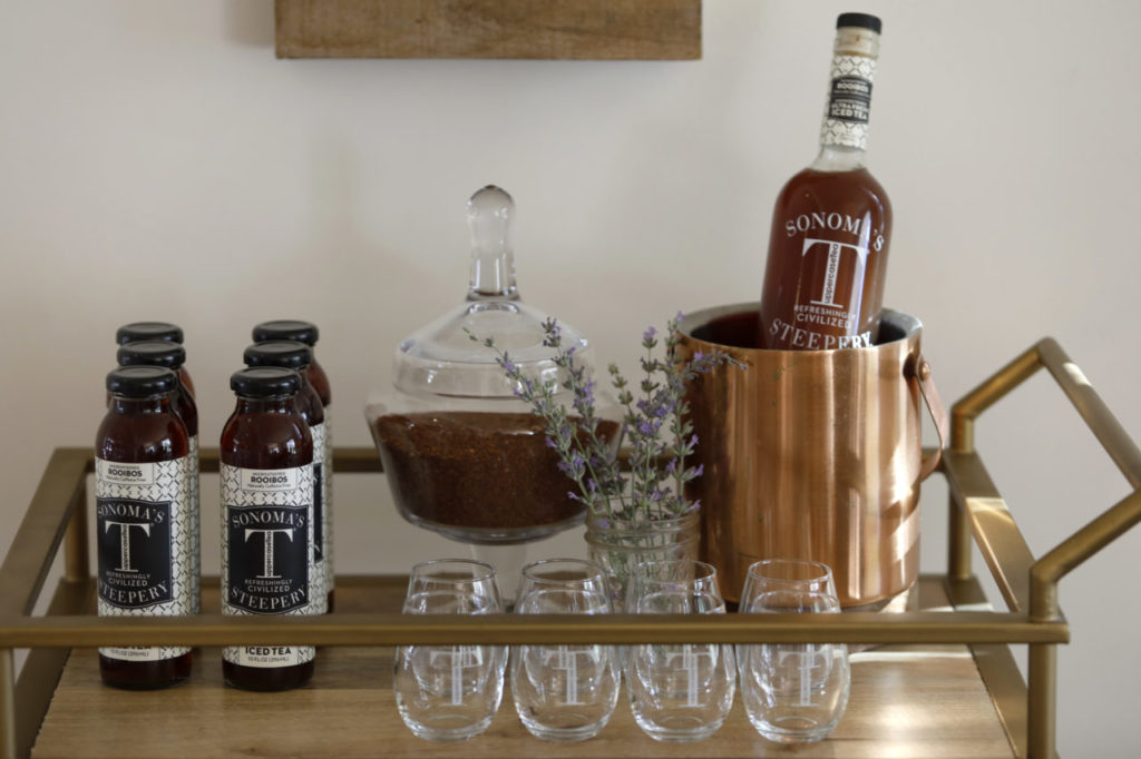 Sonoma's Steepery iced tea, a product of Uppercase Tea. Photo taken at Alison Kilmer's home on Monday, October 15, 2018 in Glen Ellen, California . (BETH SCHLANKER/The Press Democrat)
